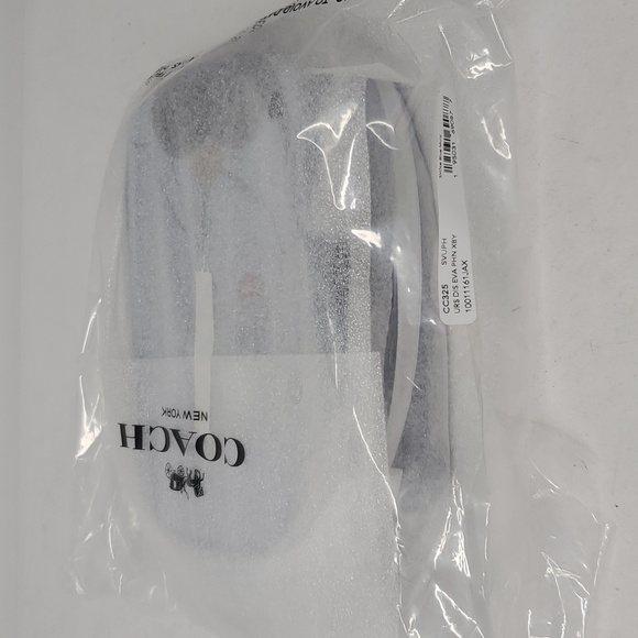 Disney CC325 X Coach Eva Phone Crossbody With Ursula Motif Silver/Ice Blue Multi - Picture 2 of 6